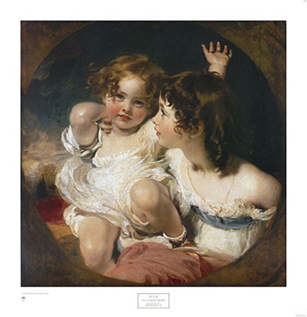 Calmady Children, 1823 by Thomas Lawrence art print