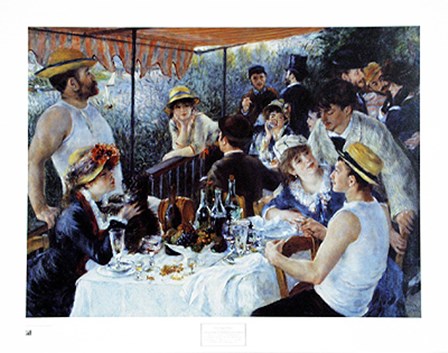 Luncheon Of The Boating Party, 1881 by Pierre-Auguste Renoir art print