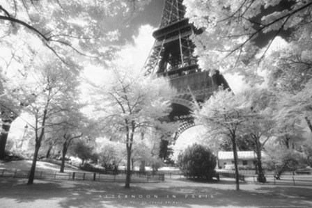 Afternoon In Paris, Parc Du Champ De Mar art print