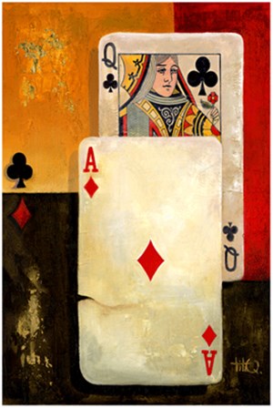 Poker Queen by Barbara Katz art print