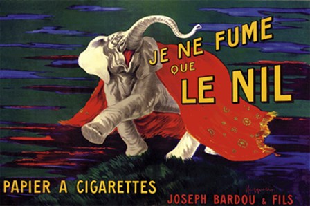 Je Ne Fume Que Le Nil by Leonetto Cappiello art print