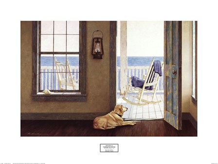 Looking Over The Sea by Zhen-Huan Lu art print