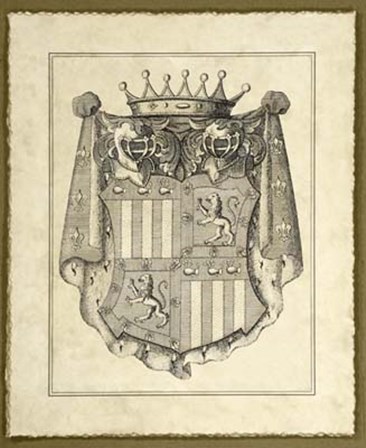 Antique Heraldry I art print