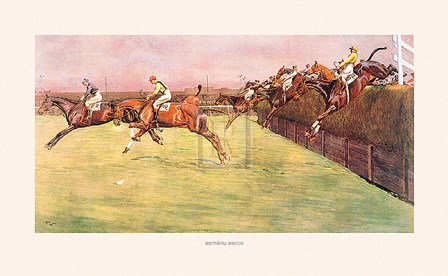 Bechers Brook by Cecil Aldin art print