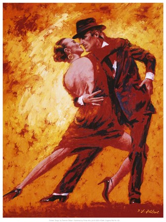 Golden Tango by Terence Gilbert art print