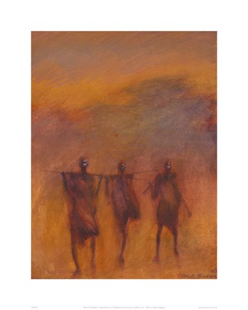 Three Warriors by Patrick Bradfield art print