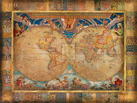 Terrarum Orbis by Edward Algernon Stuart Douglas art print