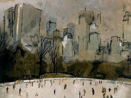 Winter In Manhattan by Georgie art print