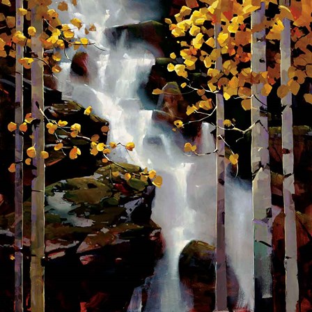 Waterfall by Michael O&#39;toole art print