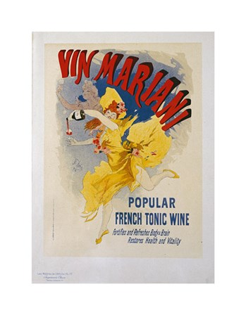 Vin Mariani by Jules Cheret art print