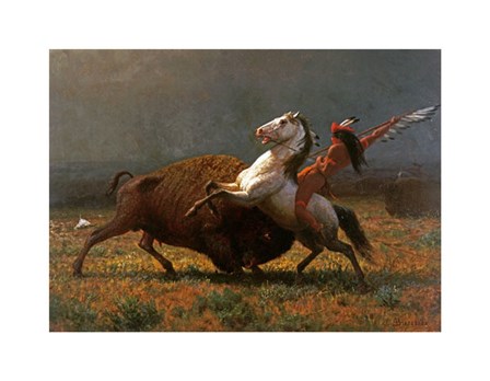 The Last of The Buffalo by Albert Bierstadt art print