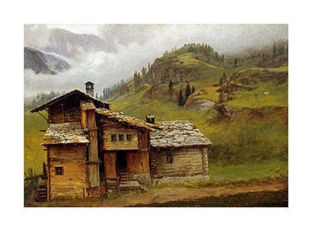 Mountain House by Albert Bierstadt art print