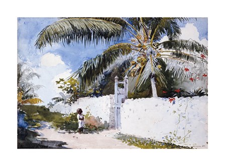 A Garden In Nassau by Winslow Homer art print