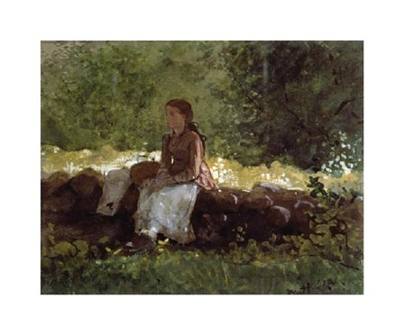 On The Fence by Winslow Homer art print