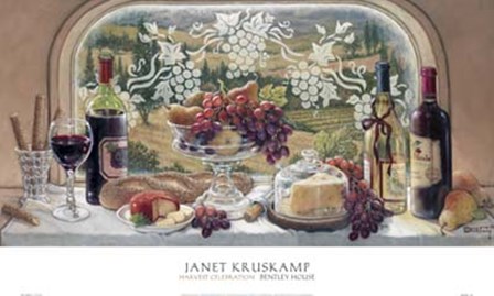 Harvest Celebration by Janet Kruskamp art print