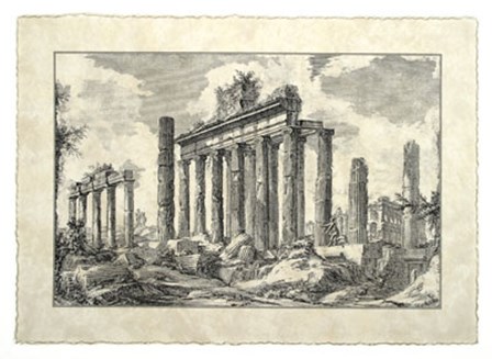 Vintage Roman Ruins I by Giovanni Battista Piranesi art print