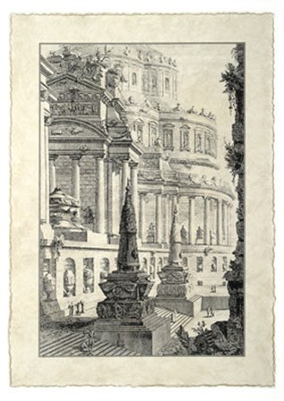 Vintage Roman Ruins III by Giovanni Battista Piranesi art print