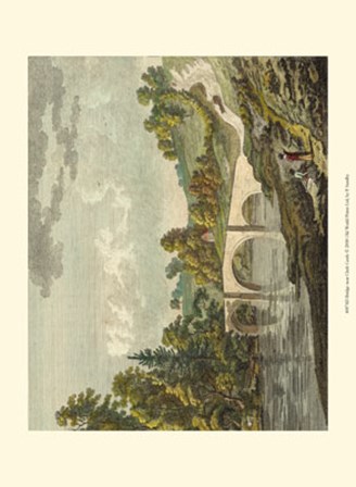 Bridge near Clerk Castle by 1781 Sandby art print