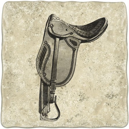 Antique Saddle II by Vision Studio art print