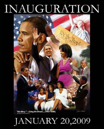 Obama Inauguration: Living the Dream by Gregory Wishum art print