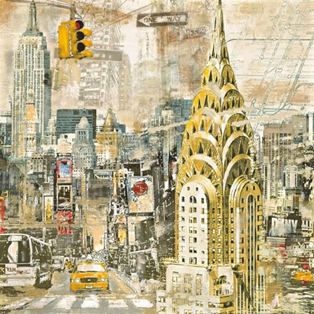 In Manhattan by Tyler Burke art print