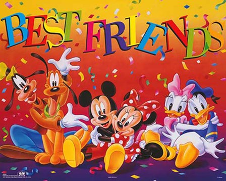 Mickey &amp; Friends: Best Friends by Walt Disney art print