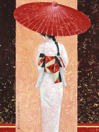 Girl in Kimono II by Mira Latour art print