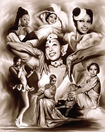 Brown Sugar: Josephine Baker by Wishum Gregory art print