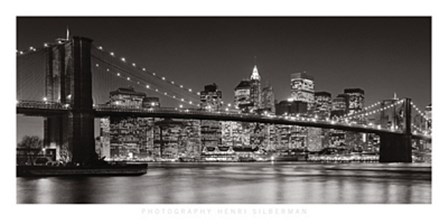 Brooklyn Bridge, 2007 by Henri Silberman art print