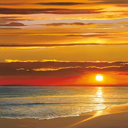 Sunset on the Sea by Dan Werner art print