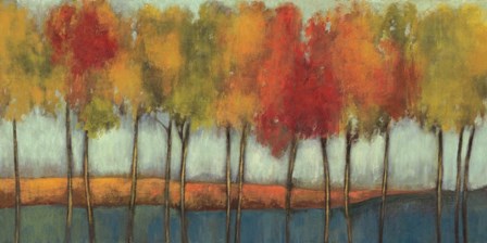 Lolipop Trees by Asia Jensen art print