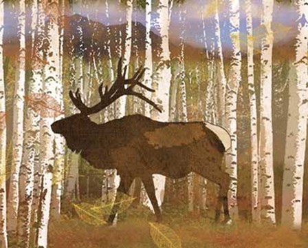 Elk by Lynnea Washburn art print