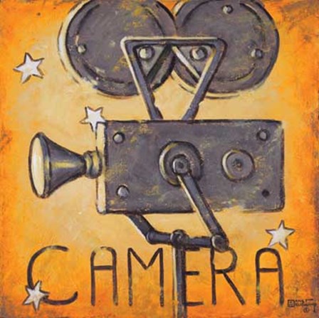 Camera by Janet Kruskamp art print