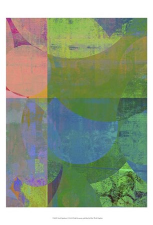 Pastel Quadrants I by Ricki Mountain art print