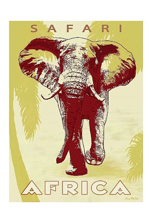 Safari Africa by Kem Mcnair art print