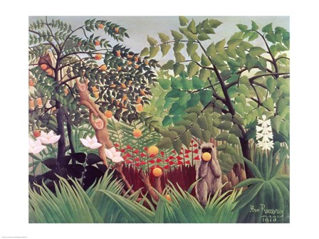 Exotic Landscape, 1910 by Henri Rousseau art print