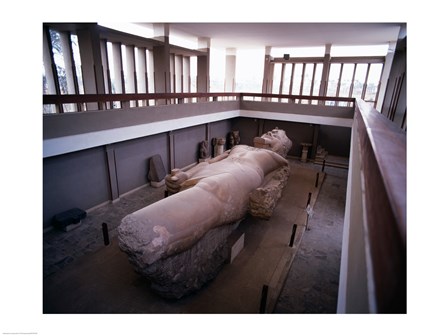 Statue of Ramses II, Memphis, Egypt art print