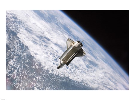 STS115 Atlantis Undock ISS art print