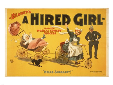 A Hired Girl art print