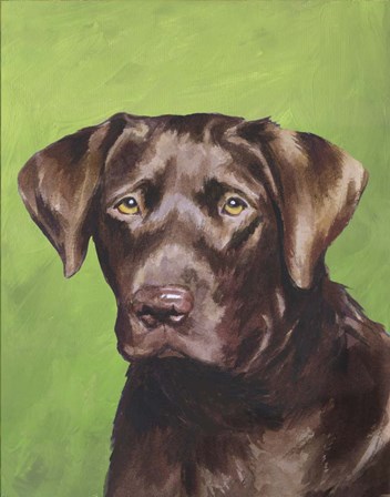 Dog Portrait-Chocolate by Jill Sands art print