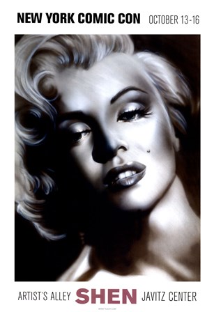 Marilyn, Silver by Huang Shen art print