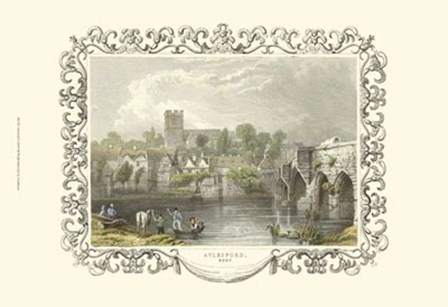 Aylesford by William Tombleson art print