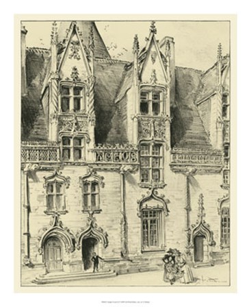 Ornate Facade II by Albert Robida art print