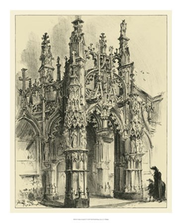 Ornate Facade IV by Albert Robida art print