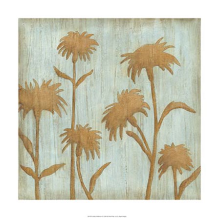 Golden Wildflowers II by Megan Meagher art print