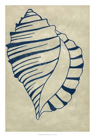 Indigo Shell V by Chariklia Zarris art print