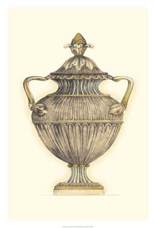 Dusty Urn Sketch IV by Jennifer Goldberger art print