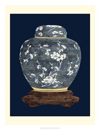 Blue &amp; White Ginger Jar II by Vision Studio art print