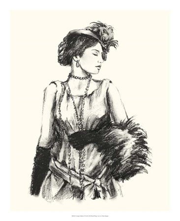 Vintage Fashion I by Ethan Harper art print