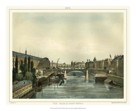 Vue Du Pont Royal art print